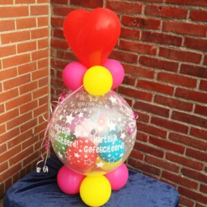 Ballonnen cadeau hart