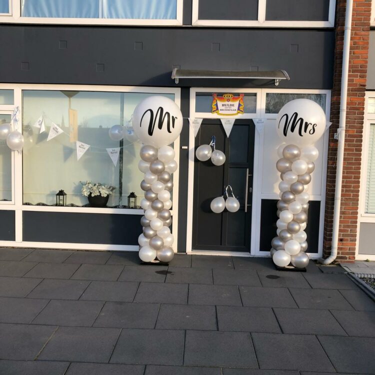 ballonnenpilaren Mr - Mrs.